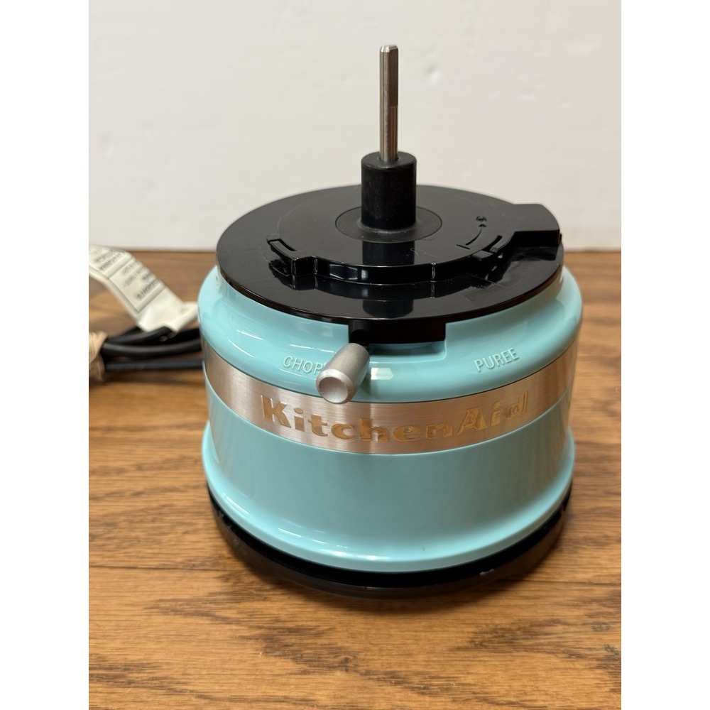 KitchenAid‎ Food Chopper KFC3516 Replacement 3.5 Cup Motor Base Aqua Blue WORKS!